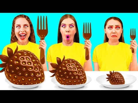 Big, Medium and Small Plate Challenge | Funny Food Challenges by MeMeMe