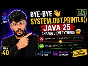 Bye-Bye System.out.println() 👋 | Java 25 Changed Everything! 🤯 [2026]