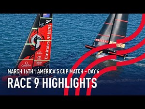 36th America's Cup Race 9 Highlights