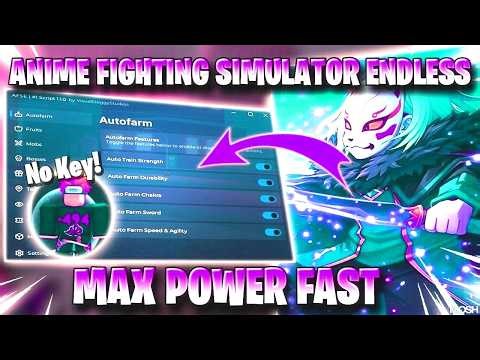 ANIME FIGHTING SIMULATOR ENDLESS SCRIPT | FAST AUTO AREA FARM, AUTO FARM + QUESTS