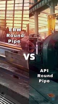 ERW Round Pipe VS API Round Pipe Tube Mill Line. #tubemillmachine#ERWTibemill#APITubemill#rollform