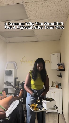 People say don’t book a wax and Vajacial together but the truth is your skin actually benefits more when you do. 1. “You should wait before doing any treatment after a wax.” That’s true when treatments involve heat, friction, or harsh products. But when you book with a skincare specialist the Vajacial is customized to hydrate the skin, minimize ingrowns, and speed up recovery. 2. “Waxing already exfoliates the skin.” It doesn’t address trapped oil, bacteria, or early ingrown hairs under the surf