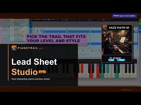 Jazz waltz in 3/4 · All PianoTrail resources in one place 🌙