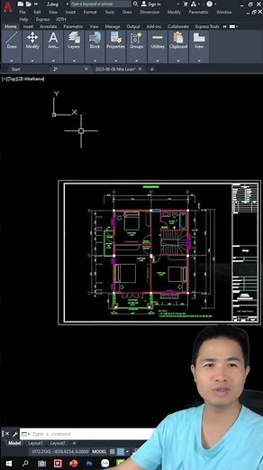 Cách cố định icon trục tọa độ trong AutoCAD #autocad