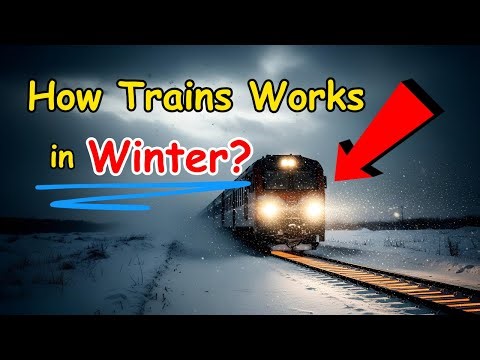 How Trains Survive Brutal Winters 🥶 | The Shocking Engineering Behind Cold-Weather Railways