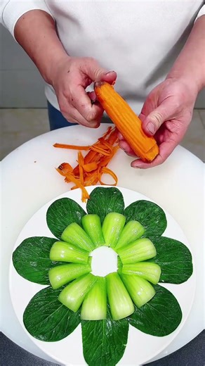 太漂亮啦 #学会快去试试吧🔥 #果蔬造型 #摆盘技巧