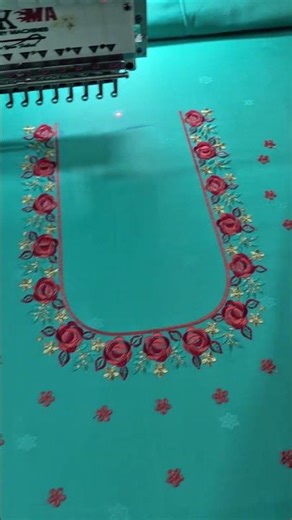 miachine embroidery work design#computerembroideryworks #customized #blousedesigns