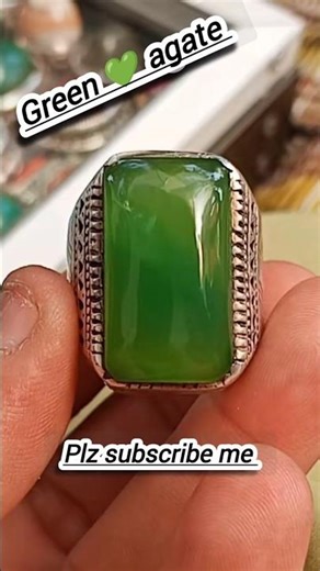 💚💎 Green Agate – Fresh Natural Beauty! 🔥 #stonesparkstudio