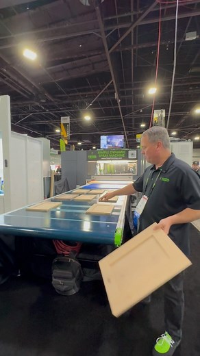 See our new Total Flatline Automation featuring VD Simple Dynanic in action! This machine won us the 2024 Challenger award at IWF Atlanta. @totalfinishingsupplies @totalfinishingsolutions @totalfinishingsystems | Total Finishing Supplies