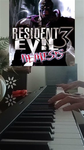 Resident Evil 3 Save Room_ Theme but I Play It on Piano _Classic #shorts #shortvideo #piano