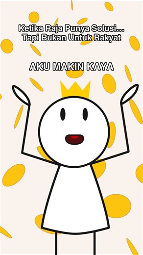 Ketika Raja Punya Solusi… Tapi Bukan Untuk Rakyat 😭 #animasilucu