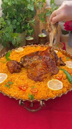 Easy Oven Smoked Lamb Mandi Recipe | Arabian Rice Feast 🍚