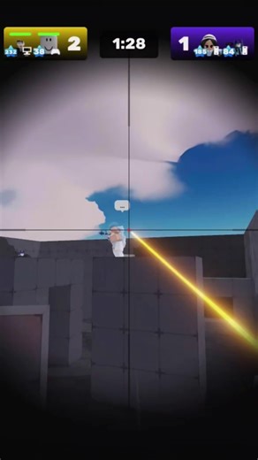 Back To Back Snipe #roblox #rivals #sniping