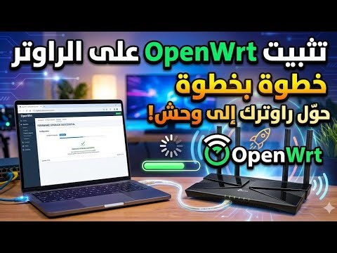 تثبيت openwrt على راوتر تي بي لينك tplink ax23 ax1800