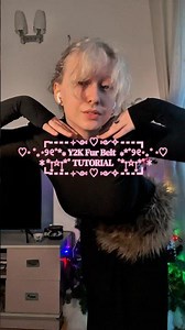 Y2K Fur Belt Tutorial #sewing tutorial #y2k #y2koutfits