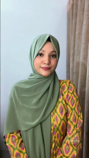 Hijab Tutorial for Round Face Shape (2024)……….. #easyhijab #hijab #quickhijab #hijabstyle