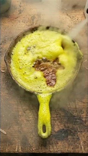 kitchen cast iron rust cleaning #shorts