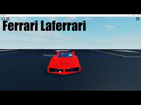Roblox Plane Crazy tutorial Ferrari Laferrari car