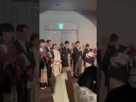 結婚式、新郎父の挨拶