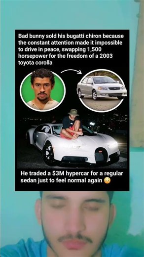 Bad Bunny Sold His Bugatti for a Toyota?! Why He Chose Peace Over Supercars