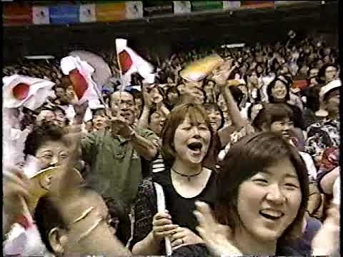 【バレーボール】シドニーオリンピック世界最終予選 日本VS中国 2セット目終盤