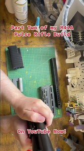 Part two of my M41A Pulse Rifle build life now! Go watch it! Go on! #3dprinting #aliens #m41a