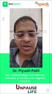 45K views | Get the facts on bacterial conjunctivitis straight from the doctor! Join us for a patient awareness video with Dr. Piyush Patil on this eye infection and its treatment options. Tune in now! #UnpauseLife #BacterialConjunctivitis #SpeakHealth | Speak Health | Facebook