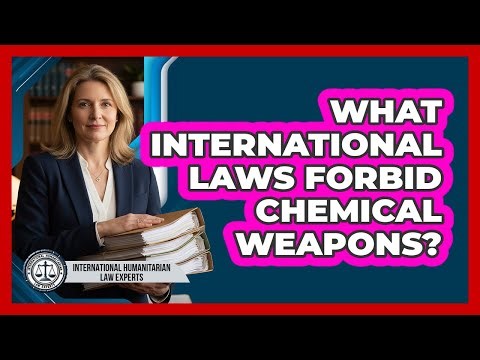 What International Laws Forbid Chemical Weapons?