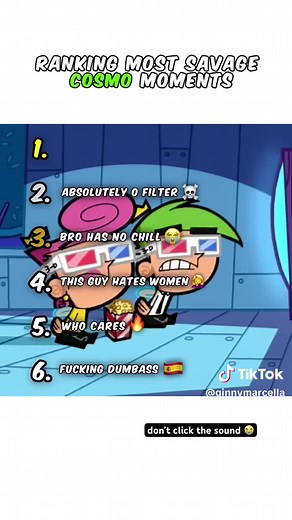 Ranking Cosmo Moments #cartoonclip #cartoonmoments #viralvideo #fyp #foryou