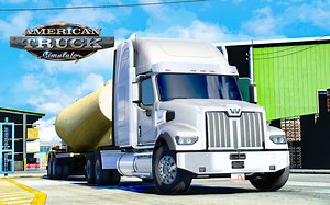 美洲卡车模拟-犹他州 #1：驾驶西星卡车拉送水泥前往洛根 |American Truck Simulator