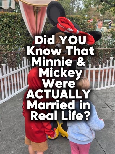 Wait… Mickey Mouse and Minnie Mouse Were Married in Real Life?! 👀❣️ Most people know Mickey and Minnie as Disney’s most iconic couple, but their love story actually happened behind the scenes too. The voice actors behind Mickey and Minnie fell in love and got married in real life, making their on screen romance even more magical. It’s one of the sweetest Disney facts that a lot of people don’t know. Did you already know this Disney fun fact? ✨ #fyp #reels #disneyland #disneyfans #shorts