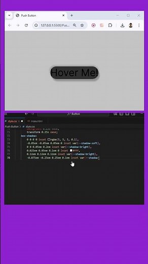 CSS Tutorial | CSS Design Example 2 #webdesign #css3 #shorts #csstutorial