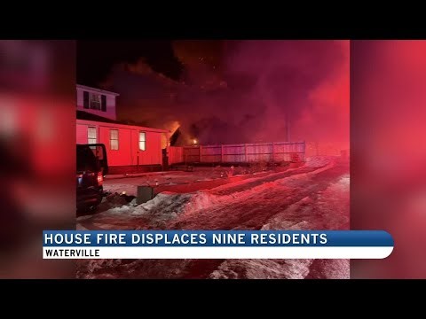 Nine displaced after early morning house fire in Waterville (Alex Schley)