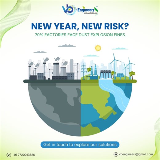 Dust Explosion Threats in 2026: Factory Safety Risks and Solutions | VB Engineers posted on the topic | LinkedIn