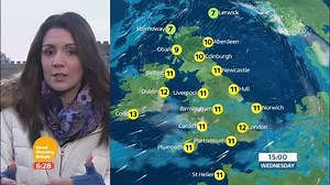 13K views · 104 reactions | So what can we expect from our weather today then? Lots of sun we hope! Watch Laura Tobin's weather forecast here  | Good Morning Britain | Facebook