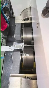 FEDA automatic thread rolling machine FD-15T with robotic arm for making ball bolts #machine #auto