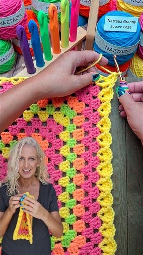 The most satisfying edge for handmade squares!
