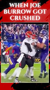1.4M views · 3.8K reactions | When Joe Burrow got crushed by the Ravens and walked away like it was nothing!  #NFL #bengals #Cincinnati #touchdown #nflfootball #football #JoeBurrow | Cincinnati Bengals Fan Army | Facebook