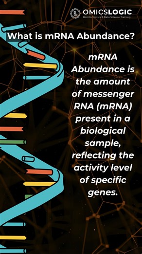 OmicsLogic | Bioinformatics & Data Science on Instagram: "mRNA abundance measurement is the core of RNA Seq analysis, turning raw reads into quantitative gene expression levels. It reveals which genes are active and how they change across biological conditions. Measuring it is essential for identifying differential expression, disease signatures, and treatment responses. Ready to gain hands-on experience in RNA-Seq? 🎯 🚀 Join our 𝟒-𝐃𝐚𝐲 𝐇𝐚𝐧𝐝𝐬-𝐎𝐧 𝐎𝐧𝐥𝐢𝐧𝐞 𝐖𝐨𝐫𝐤𝐬𝐡𝐨𝐩: 𝐑𝐍𝐀-�