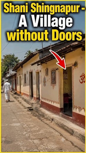 🚪 The Village Without Doors! 😱 | Shani Shingnapur Mystery #shorts