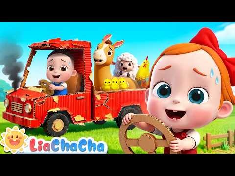 🔴 LIVE | Uh-Oh! The Tractor Broke Down! 🚧 | Rescue & Vehicle Adventures for Kids | LiaChaCha