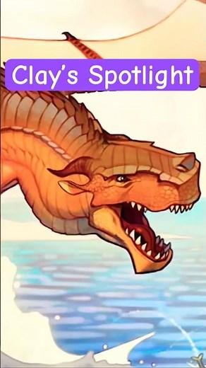 🔥Unleashing Clay’s Power: Character Spotlight on Wings of Fire #WingsofFire #dragon #fantasy