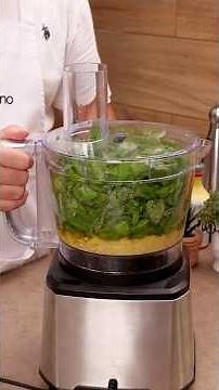 Homemade Genovese Pesto Made with a Blender