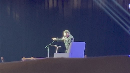 Jonathan Cahn gives a powerful and timely prophetic word to President Trump at the National Faith Advisory Board meeting in Atlanta, Georgia. | Todd Coconato