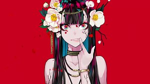 PC  Anime Flower Girl Live Wallpaper Free