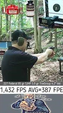 .32 H&R Mag VS .327 Federal 4" VS 2" bbl - Chronograph Test (Handloads)