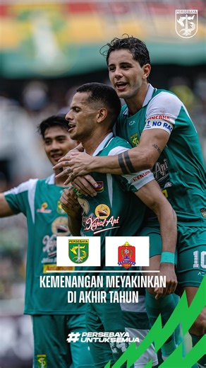 Persebaya on Instagram: "“Setelah hasil seri, kemenangan pasti datang.” Keyakinan itu disampaikan Caretaker Persebaya Uston Nawawi dalam rapat tim, menjadi bahan bakar perjuangan Persebaya di laga tunda pekan ke-8 kontra Persijap Jepara, Minggu (28/12). Laga ini juga menjadi momen comeback bagi Koko Ari. Setelah absen karena cedera, bek kiri Bajol Ijo kembali turun sebagai starter dan menunjukkan determinasi tinggi di lapangan. Video selengkapnya bisa disaksikan di YouTube Official Persebaya #Pe