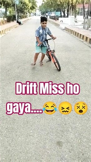 Drift bike | LovelyMung #พี่มังกร #bmxplus #funny #stunt