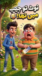 Bilal Ne Apni Hi Jeb Ka Note Dhoondna Shuru Kar Diya! 😂 | Punjabi Funny Cartoon Shorts #funnyshorts