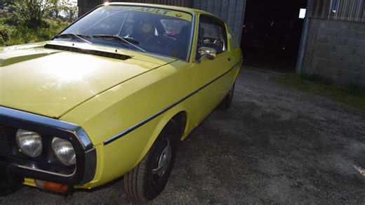 1975 Renault R17 Yellow Automatic Left Hand Drive in Sain...